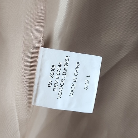 Olympia tan faux fur coat, excellent condition, sz L (12-16) - Picture 8 of 9